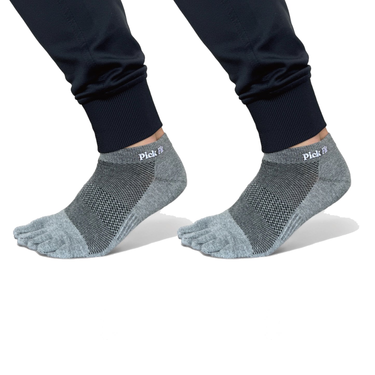 【Pick Fit】5本指ソックス ベーシック 2足セット｜健康運動指導士監修 裸足感覚 ムレにくい